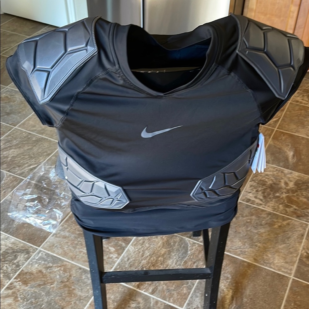 Football padded compression shirt Nike
